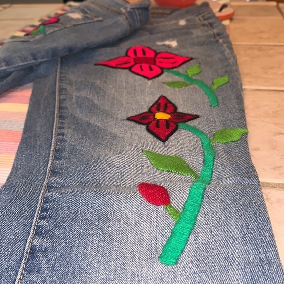 Aeropostal hand embroidered pants - Picture 9 of 12